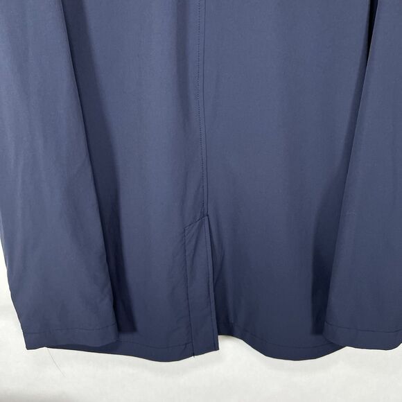 Duluth Trading Co Full Zip Nylon Jacket Mens Size Large Navy Blue Mesh Lined - Picture 14 of 14